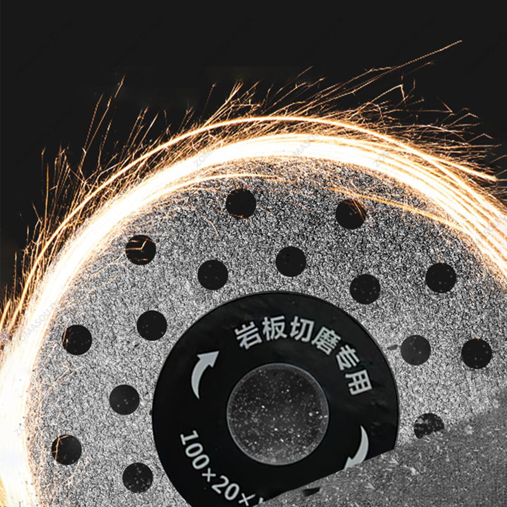 25-1Pcs 100mm Tile Cutting Disc Ultra-Thin Grinding Cut Disc Slabs Ceramic Marble Diamond Cutting Disc for Machine Angle Grinde