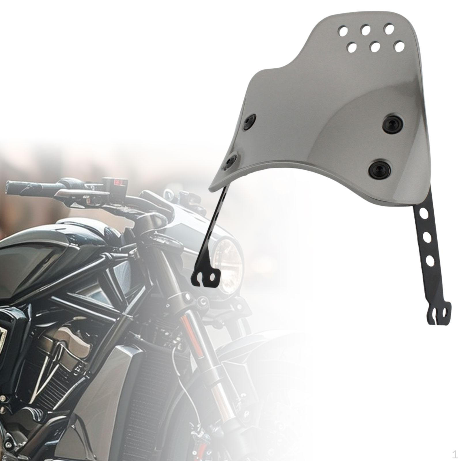 

Увеличенный спойлер ветрового стекла Мотоциклетный дефлектор Запасные части Универсальные аксессуары grey