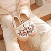 Women's Shoes Trendy Shoes Internet Celebrity Ethnic Style Embroidered Shoes, Retro Round Head Shallow Mouth Low-top Cloth Shoes