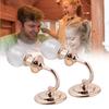 2pcs Alloy Wall Lamp Model Decoration Display Lamp for 1:12 Doll House Accessories