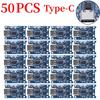 20/50PCS Type-c/Micro USB 5V 1A 18650 TP4056 Lithium Battery Charger Module Charging Board With Protection Dual Functions 1A