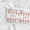Almond French Style Pre-made Nail Tips in Sweet Cool Colors
