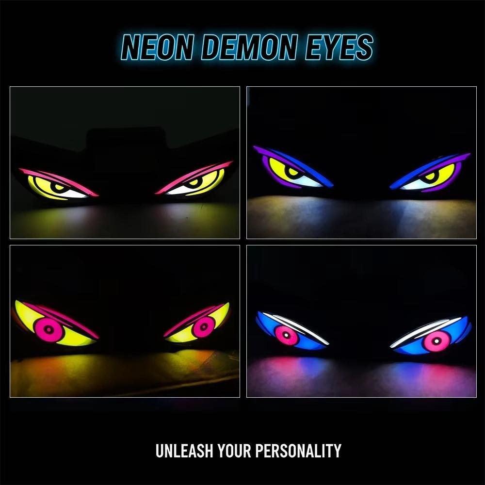 Wireless Solar Demon Eye Light Solar Powered Vehicle Signal Lights  Car Interior