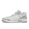 Air Jordan Spizike Low Summit White Photon Dust Scarpe da Ginnastica da Uomo Phantom Argento Metallizzato HQ3602-121