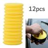 Vehicle Sponge Waxing Yellow 12PCS Applicator Auto Care