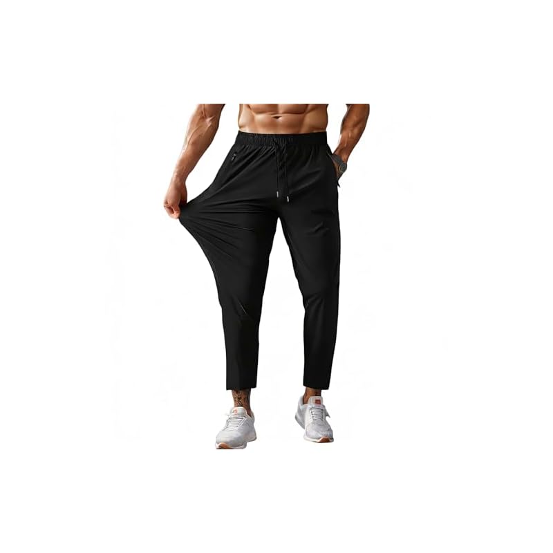 [Yezai] Men's Chino Pants, Training Pants, Stretch Slacks, Plus Sizes, Training Wear, Sportswear, Casual Pants, Summer Clothes, Relaxed Pants, Chino