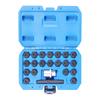 1/2" Drive Cr-Mo Steel Anti-Theft Lug Nut Key Set, 22pcs Wheel Lock Removal Tool - Time-Saving Car Repair Kit Fit All BMW Models