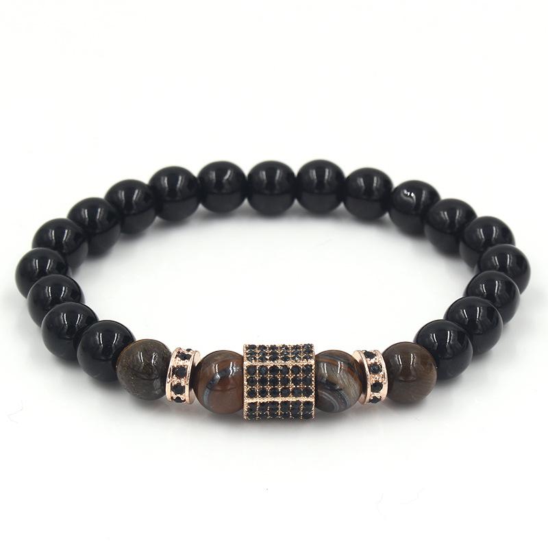 Браслет JYL TS Женский Узел Плетение Усиливает Связь Rose Gold темно-розовый