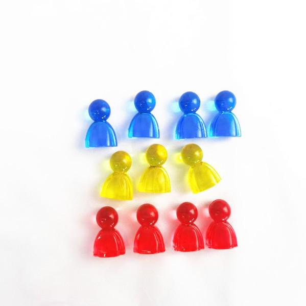 Transparent Snowman Doll Chess Set: Chess, Checkers, Monopoly Tabletop Game Accessories