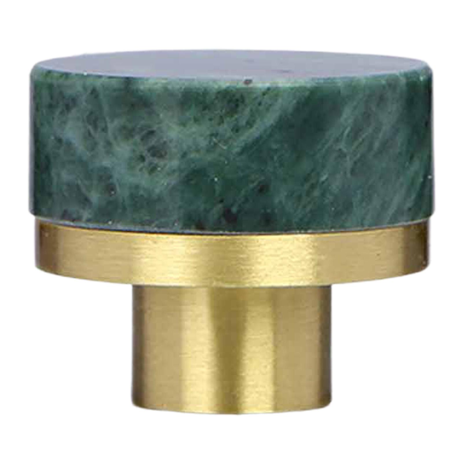 

Brass Marble Drawer Pull Cabinet Pull Handle Decorative Cabinet Handle Wardrobe Knob for Drawers Cabinets Closets Wardrobes зелений