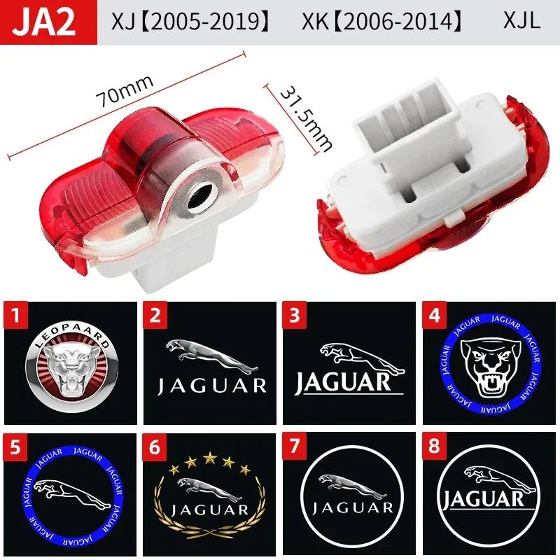 2Pcs Car Door Welcome Light Led HD Projector Lamp Courtesy Lights For Jaguar XJ XK XJL XE XF F-TYPE XFL F-pace Accessories PP21