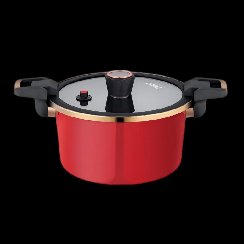 Debo Higgins Enamel Cast Iron Micro-Pressure Soup Pot