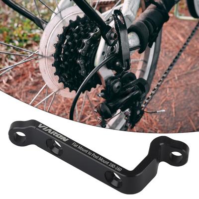 160mm Disc Brake Adapter Front Rear Universal Bike Caliper Mount Converter Easy Install Bike Flat Mount To Post Mount Brake