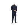 adidas Windproof Stand Collar Long Sleeve Top Comfortable Elastic Pants Casual Sports Suit Men Suit Black Blue DV2462