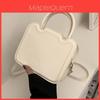 Pu Small Square Bag For Women With Zipper Closure And Street Style For Casual Outings