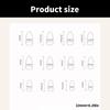 24 Pieces Fashionable PArtificial Nail Medium Almond Press On Nail French Tips Glossy False Nail Adding Charm for Women