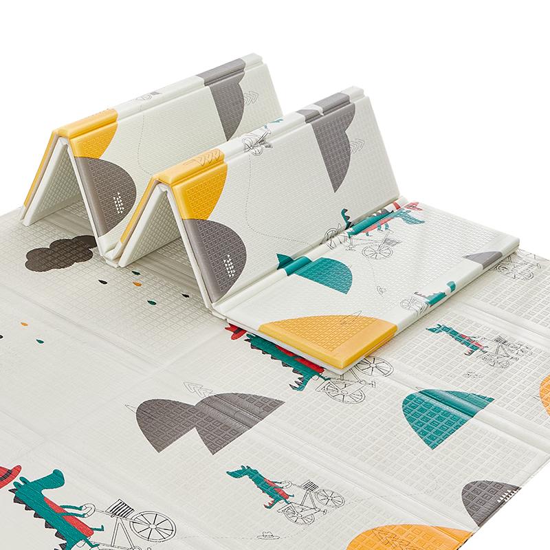 

Двусторонний складной игровой коврик Babybox XPE
