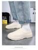Fleece-Lined Non-Slip Chef Shoes: Warm, Oil-Proof, Soft Sole, Large Sizes, Ideal for Men & Women in Hospitality Professions.