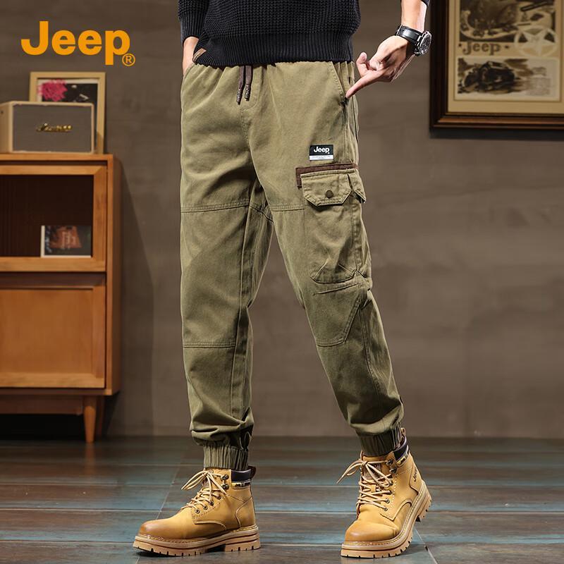 Jeep Men's Cotton Casual Jogger Pants