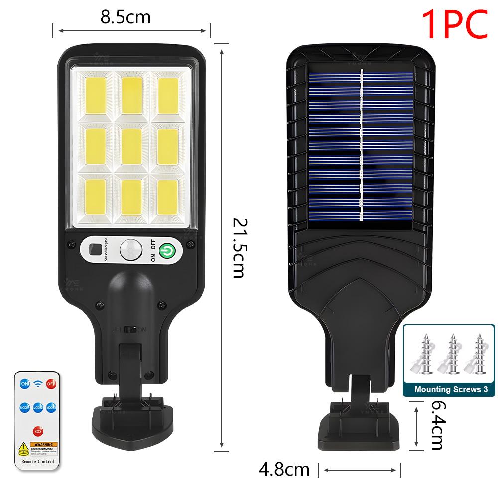 8000W Solar lights Outdoor Waterproof Powerful Outdoor Solar Lamp Remote Control Flood Light Solar Wall Street Lamp Garden Lamp