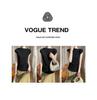 Off-Shoulder Merino Wool Slim-Fit Knitted T-Shirt for Women – Short-Sleeve & Versatile Top