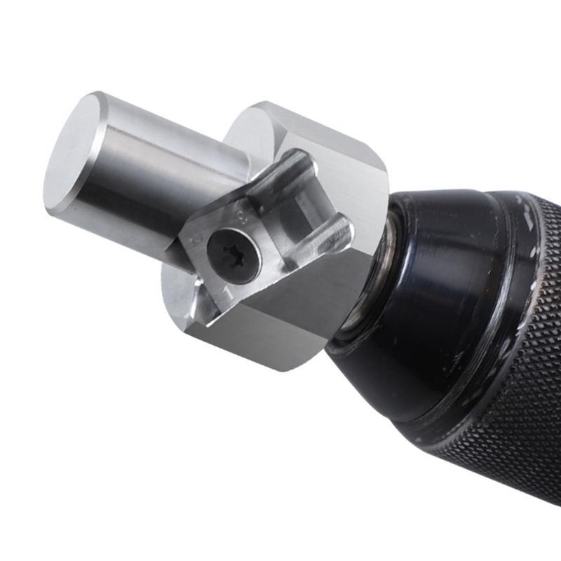 Benches Dog Hole Chamfer Reamer Tool Stainless Steel Dog Hole Chamfer Reamer for 20mm Dog Holes Polishing Finish Dog Hole