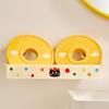 Storage Rack Vacuum Suction Cup Storage Rack Wall Mounted Space Saving Organizer with Hollow Drainage Design Mildew Resistant Bathroom Shelf