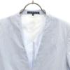 Theory Made In Japan Striped Pattern No Color Jacket 2 Blue X White Women Used