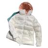 Womens Short White Goose Down Jacket Thick Warm Casual Hooded Winter Coat