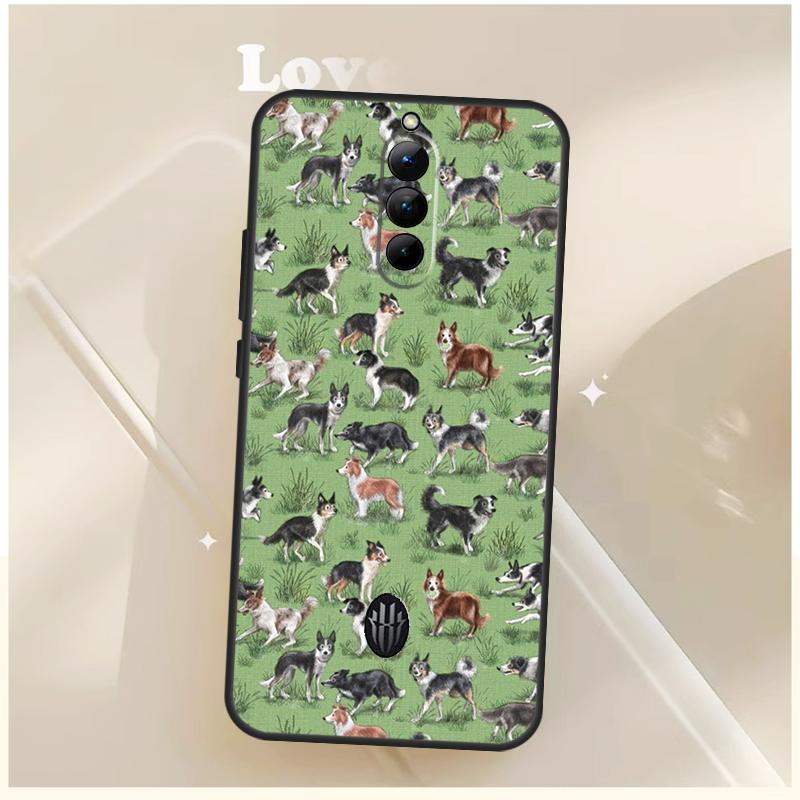 Border Collie Dog Case For ZTE Nubia Red Magic 6 7 6S 7S 8S 9S 10S Pro For RedMagic 10 8 9 11 Pro Plus Cover