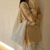 Handwoven Beach Crochet Bag for Women Lightweight Knitted Tote Handbag Summer Shopping Travel Shoulder Purse