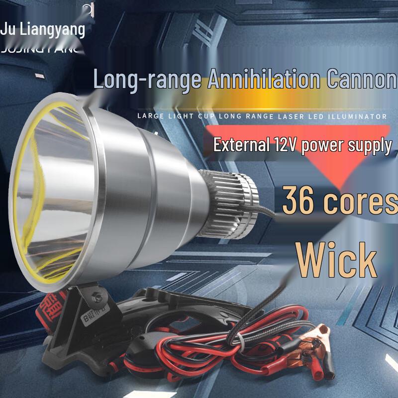 

Jujingyang 36-Core Ultra-Bright 12V LED Zoomable Headlamp