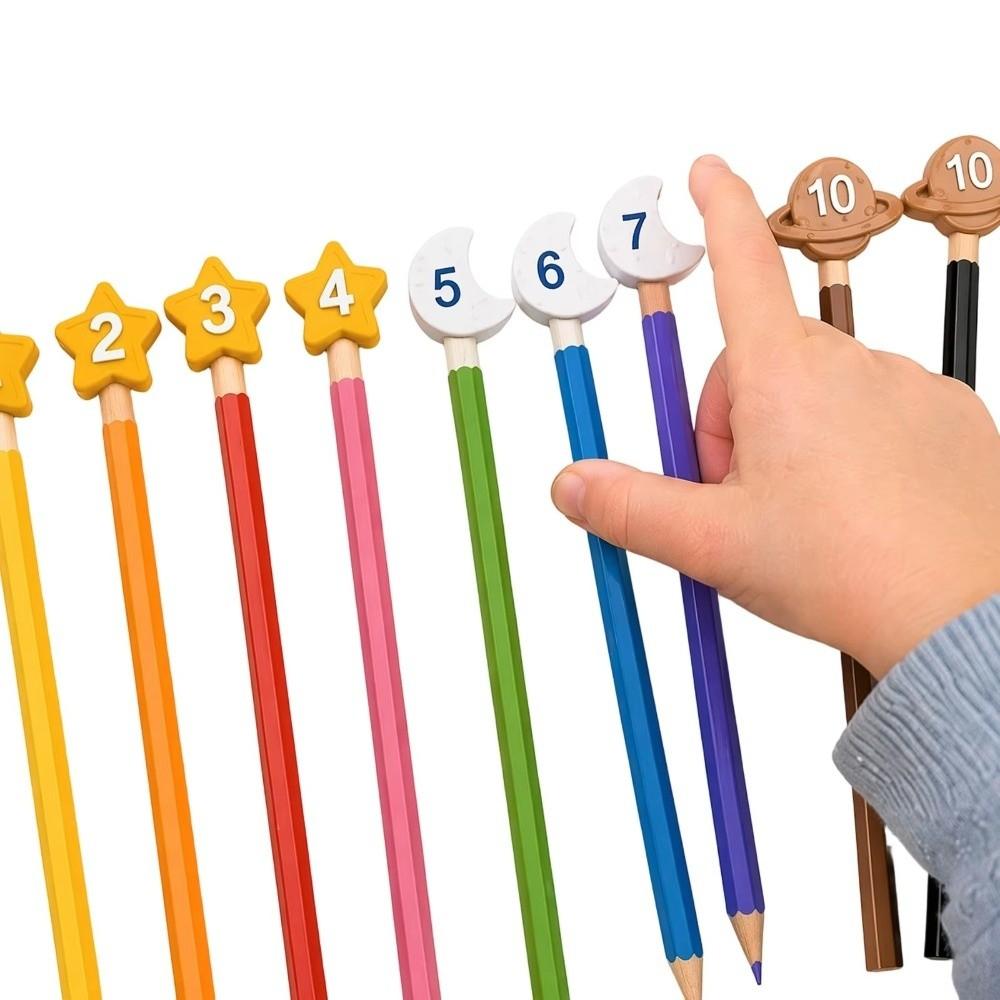 6/30PCS 1-30 Numbered Pencil Tracking Markers Classroom Pencil Labels  Classroom Organization