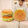 Simulation Hamburger Fries Children Girl Doll Hamburger Fries Plush Toy Pizza Snack Pillow Sofa Ornaments Toy