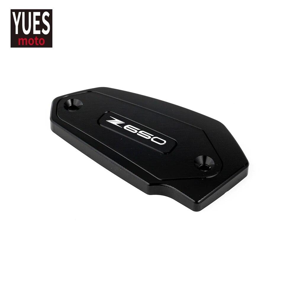 Motorcycle Accessories Front & Rear Brake Fluid Cylinder Master Reservoir Cover Cap For Kawasaki Z650 2017 2018  Universal