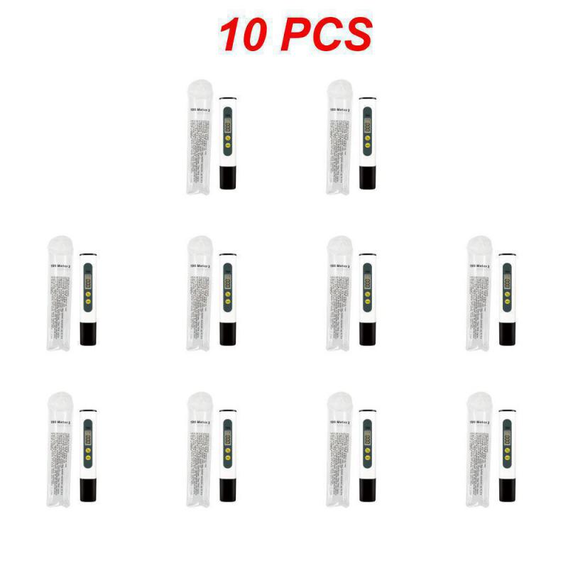 1~10PCS Meter Digital Water Tester 0-9990ppm Drinking Water Quality Analyzer Monitor Filter Rapid Test Aquarium Hydroponics