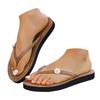 Women'S Toe Slip Flat Sandals Fashionable And Casual Flip Flops With Rhinestones Yoga Mat Sandals For Women S Sandals For Women