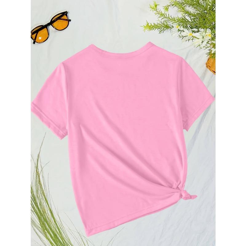 European Sizes Cotton Short Sleeve T-Shirt - Soft Breathable Summer Casual & Outdoor Sports Wear with Loose Fit Round Neck