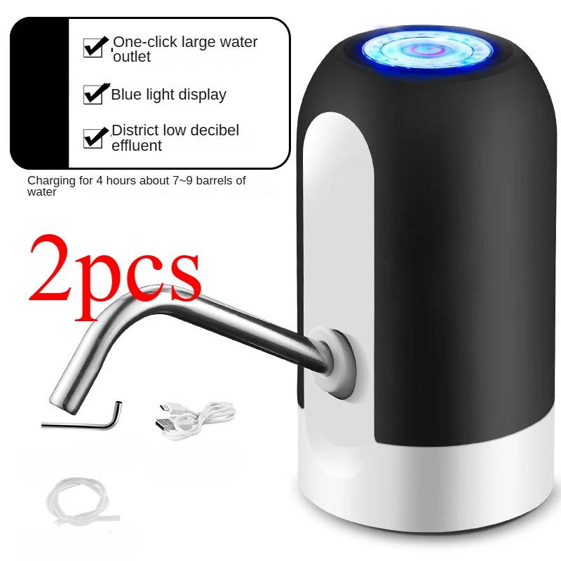 5 Gallon Water Table Pump USB Charging Automatic Water Dispenser Portable Water Jug Dispenser for Camping Kitchen Outdoor