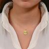 S925 Sterling Silver Portrait Relief Queen Coin Necklace for Women, European and American Ins Personality Trendy Retro Versatile Collarbone Chain