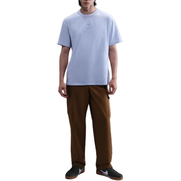 Nike Clothing T Shirts Men s Light Blue Crew Neck DO7393-057 M