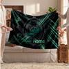 Coperta di Flanella Fendt, Testo Nome Personalizzato Morbida Coperta da Divano Decorazione per la Casa Regalo