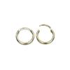European Style Polished Stainless Steel Hoop Earrings for Women, Thin Small & Large Niche High-End Design Accessories.