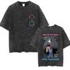 Kiss All The Time Disco Occasionally Washed Tshirt Unisex Women Hip Hop Fashion Oversized Streetwear Unisex Vintage Casual Tshirt