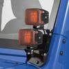 2PCS Pod Light Covers Amber 3 Inch LED Light Bar Cover Amber LED Pods 3X3 Square Work Lights Cube Covers Ditch Pods PC Lens Cover