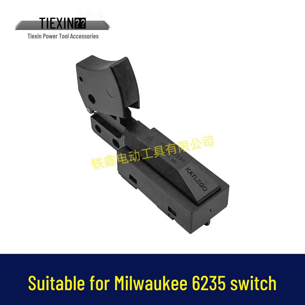 Elektrický vypínač pro okružní pilu a příklepovou vrtačku Milwaukee 6235 - Kompatibilní s řezacími stroji 355/350