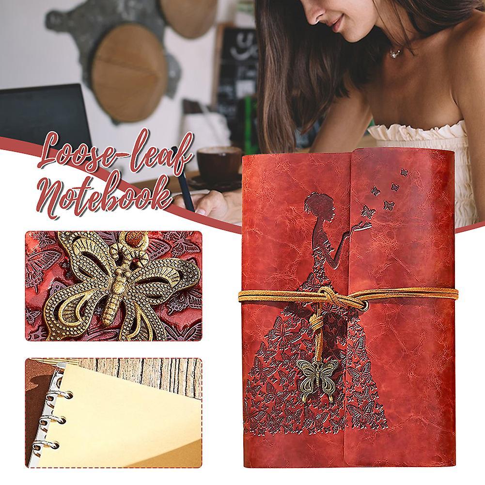 A6 Loose-leaf Notebook Retro Multipurpose Diary Books for School Office
