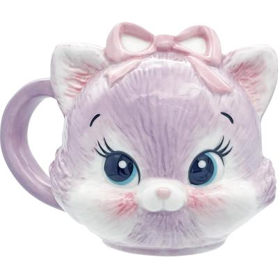 3D Face 13 X 10 200 Miscellaneous Swimmer Birthday Purple "Swimmer" Mug, Approx. Cm, Ml, Cammy, Tableware, Goods, Goods, Gift, Pink, SAN4735-3