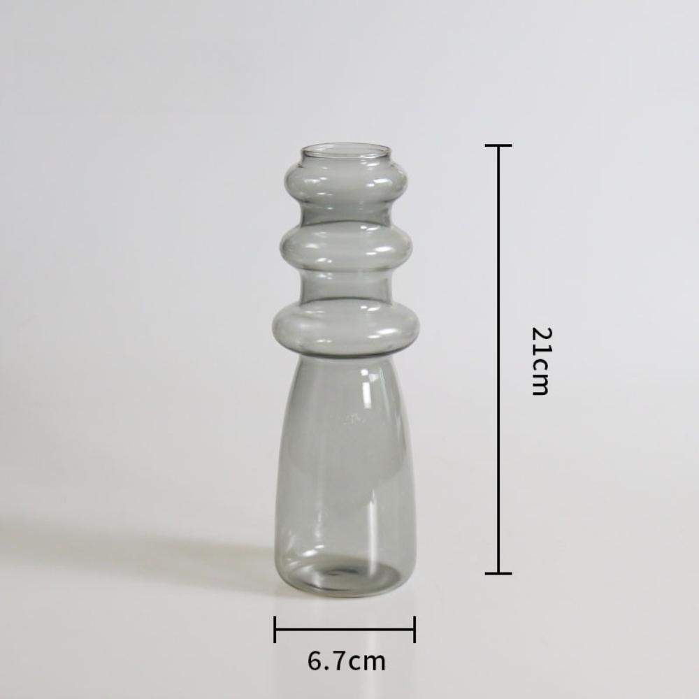 Creative Nordic Style Colored Glass Vases Perfect for Home Living Room Decorations Flower Arrangements Water Nourishing Vases