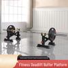 LeBossen Adjustable Deadlift Barbell Buffer Stands